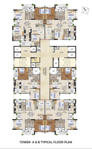 Laxmi Fresh Livings Floor Plan 1